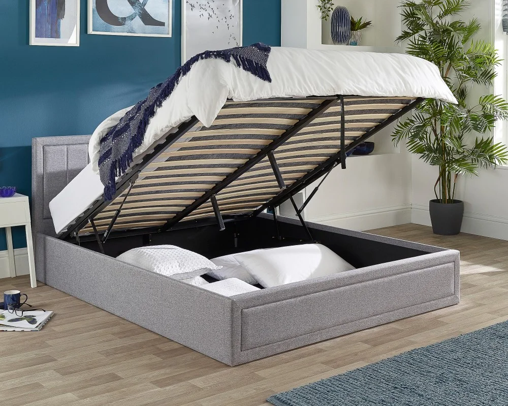 Catherine Lansfield Soho Wing Ottoman Bed - SimplyFurnitureDirect.com