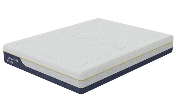 Luna 4000 Plush Gel Memory Pocket Hybrid Mattress, King Size