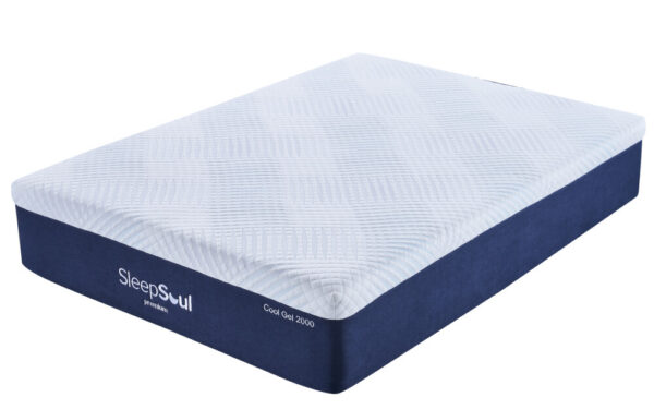 SleepSoul Premium Cool Gel 2000 Pocket Mattress, Single